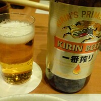 スギモト 本店 - 1本目中瓶ビール