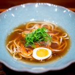 肉割烹 上 - テール醤油ラーメン