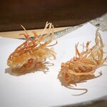 にい留 - ◆車海老の脚×2・・食感がいいこと。