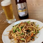 中華料理 暖龍 - レバニラ炒め