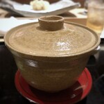 にい留 - 鱧を松茸、鱧、鰹節の出汁で