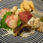 和彩厨房 KATURA - この日のお造り盛り合わせ