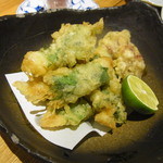 和彩厨房 KATURA - 活タコの大葉揚げ