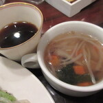 銀杏坂 - 野菜たっぷりスープとコーヒー