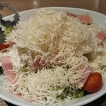 Amatarou - シーザーサラダぶっかけパルメザンチーズ(ハーフ)599円