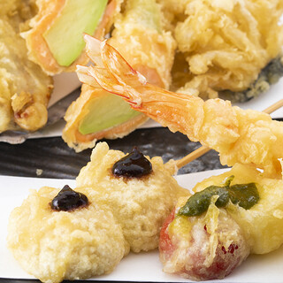 Our store's original tempura is full of originality.