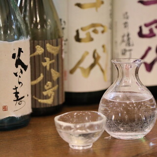 希少な日本酒もあり♪和洋の銘酒を幅広くご用意しております