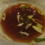 一福 - 残った麺汁