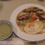 Kuishimboudeijimama - デイジーライス、スープとセットです。
