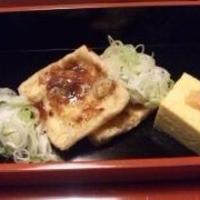 東京 芝 とうふ屋うかい - あげだし田楽と出し巻き