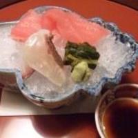 東京 芝 とうふ屋うかい - この日はまぐろと鯛
