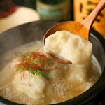 Gyoza / Dumpling with white soup