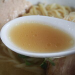 馬鹿坊 - 鶏塩そば（スープ）