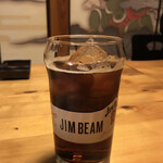 酒肴 新屋敷 - 飲み放題のコーラハイボール 
      (ジンジャーハイボール品切れのため)