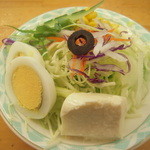 海老のカツレツ　タルタルソース　サラダ