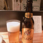 オオクサ - エビス瓶ビール550円