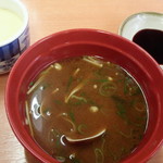 スシロー - 茶碗蒸し180円・蛤の赤だし180円