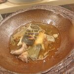 すし昇 - 東京湾の太刀魚とお餅、スッポンソース