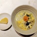 oyogitorafuguryourisemmontenajiheisonezaki - 雑炊と漬物