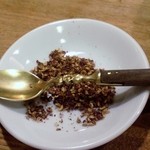 中国四川料理 駱駝 - お願いして出して頂いた山椒