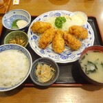 すゞ家 - かきフライ定食