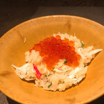 SECRETO - 炊き込みご飯、能登蟹、せり、いくら