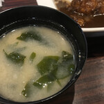 Dainingu Kafe Tomomi - 味噌汁がとっても秀逸で美味しい。
