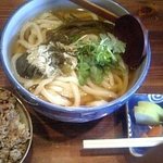 東京うどん 一将 - とろろ昆布ランチ　￥800