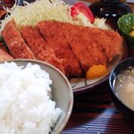 Katsuzen - 上ロースカツ定食　1500円
