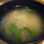 Bikkuri Donki - 和セットは味噌汁が付いてきます