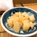 すし匠 - ぶつ切りのガリ