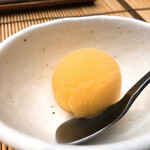 すし匠 - みかんのシャーベット