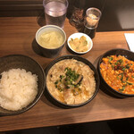 麻婆豆腐TOKYO - W麻婆豆腐定食1,200円