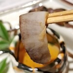 馳走 啐啄一十  - (20)赤海鼠(広島県江田島産)の茶ぶり
      60℃～70℃くらいのお茶に海鼠を入れて振るのですが、やはり温度と時間がポイントらしい
      こんなにプルプルな海鼠は初めて！
      美味しいです！