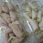 Fumon An Ichino Kashou - 塩キャラメル（左）とホワイトチョコレート（右）