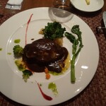 フレンチレストラン キャトル・ヴァン - 牛ヒレ肉ソテー