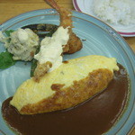 洋食屋 ルーアン - 田舎風オムレツ
