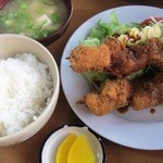 ハンター - これが恐ろし！ハンターの串カツ定食