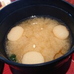 北海道料理 海籠 - てまり寿司御膳の、味噌汁