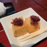 北海道料理 海籠 - てまり寿司御膳の、ワラビ餅