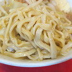 ラーメン二郎 - 麺