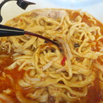 ラーメン二郎 - 赤酢投入～♪