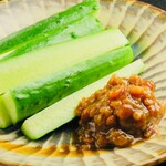 鍋居酒屋 ぼんぼり - もろきゅう