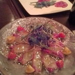 イタリアンバール ブオンクオーレ 飯田橋 - 本日の鮮魚のカルパッチョ（クロダイ）