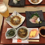 ホテルパールシティ気仙沼 - 晩酌の膳1580円です