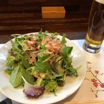 いつものベビーリーフ、これが美味いんだな