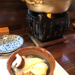 牡蠣のみぞれなべ、取り分け前に写真撮り忘れた！