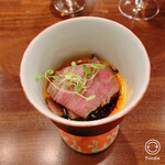 虎峰 - 和牛リブロース四川風すき焼き