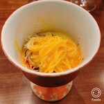 虎峰 - 香港麺の卵黄がけ