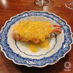 虎峰 - オマール海老のチリソース餡がけ＆蒸しパン